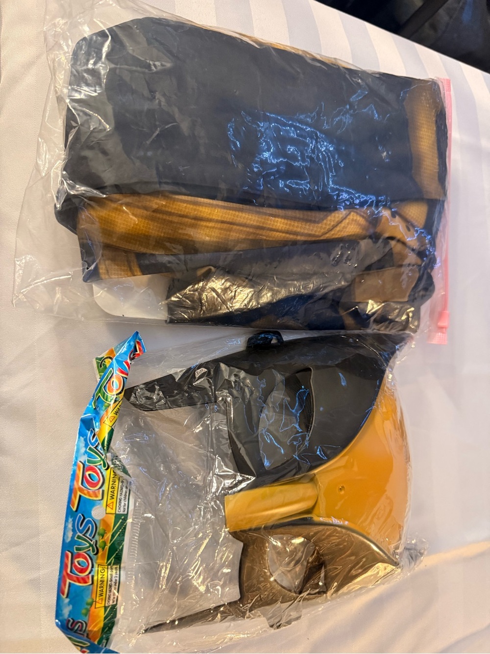Child Wolverine  Costume Set in Black and Mustard